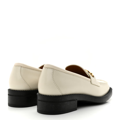 Gucci Spice Lux Nappa Samoa Interlocking G Loafers 36.5 Mystic White 4 of 9