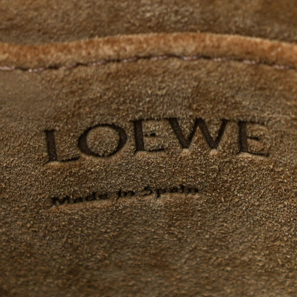 Loewe Calfskin Jacquard Mini Gate Dual Bag Tan 6 of 11
