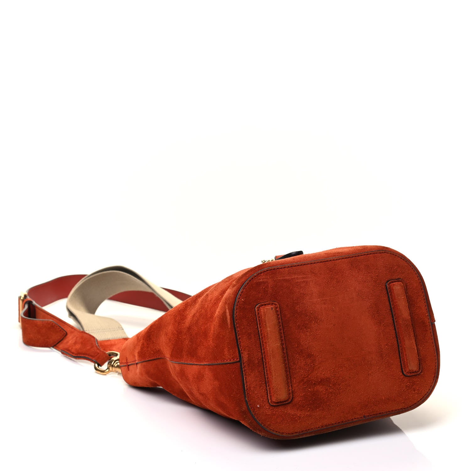 Gucci Suede Small Jackie Bucket Bag Deep Paprika 3 of 4