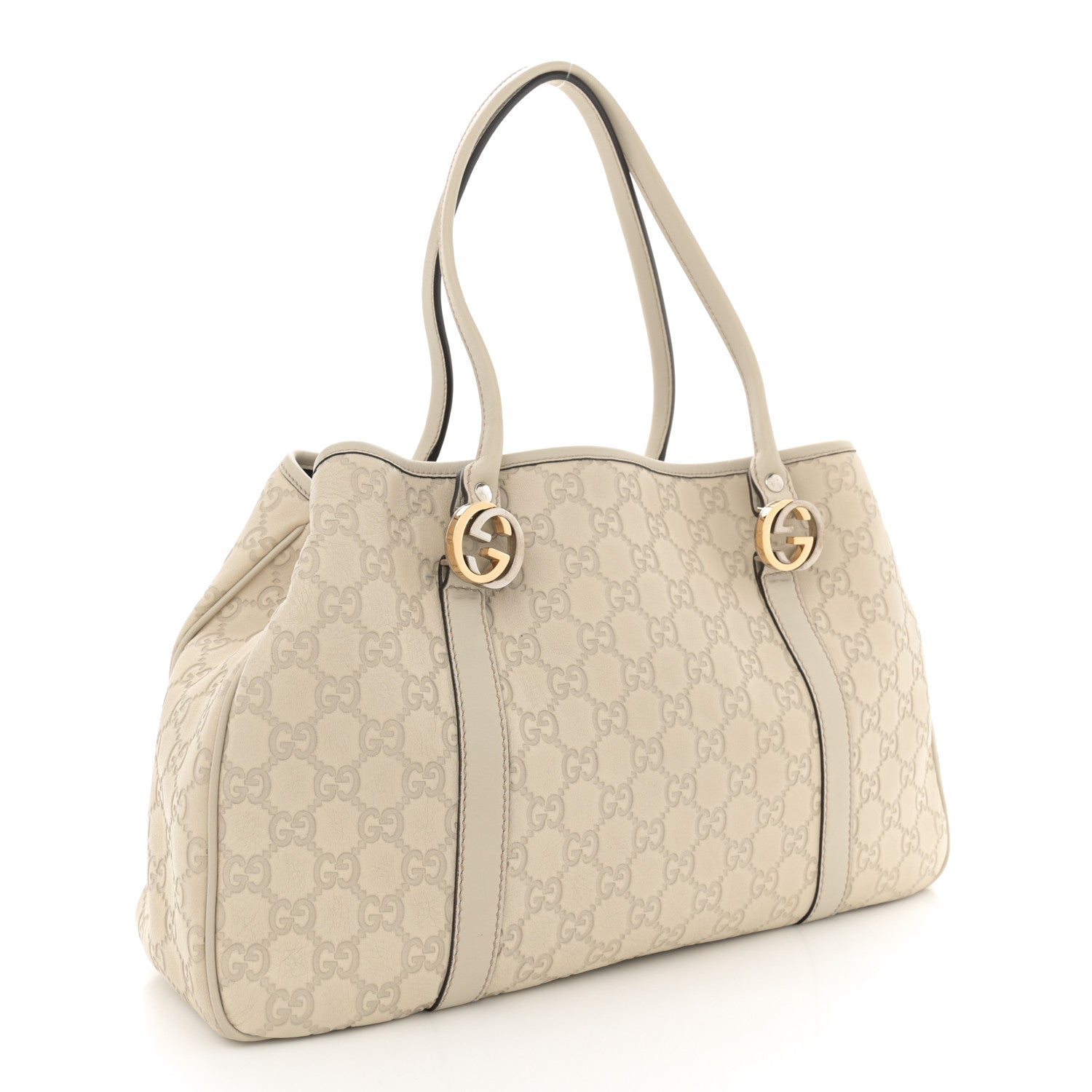 Gucci Guccissima Medium GG Twins Tote Off White 3 of 15