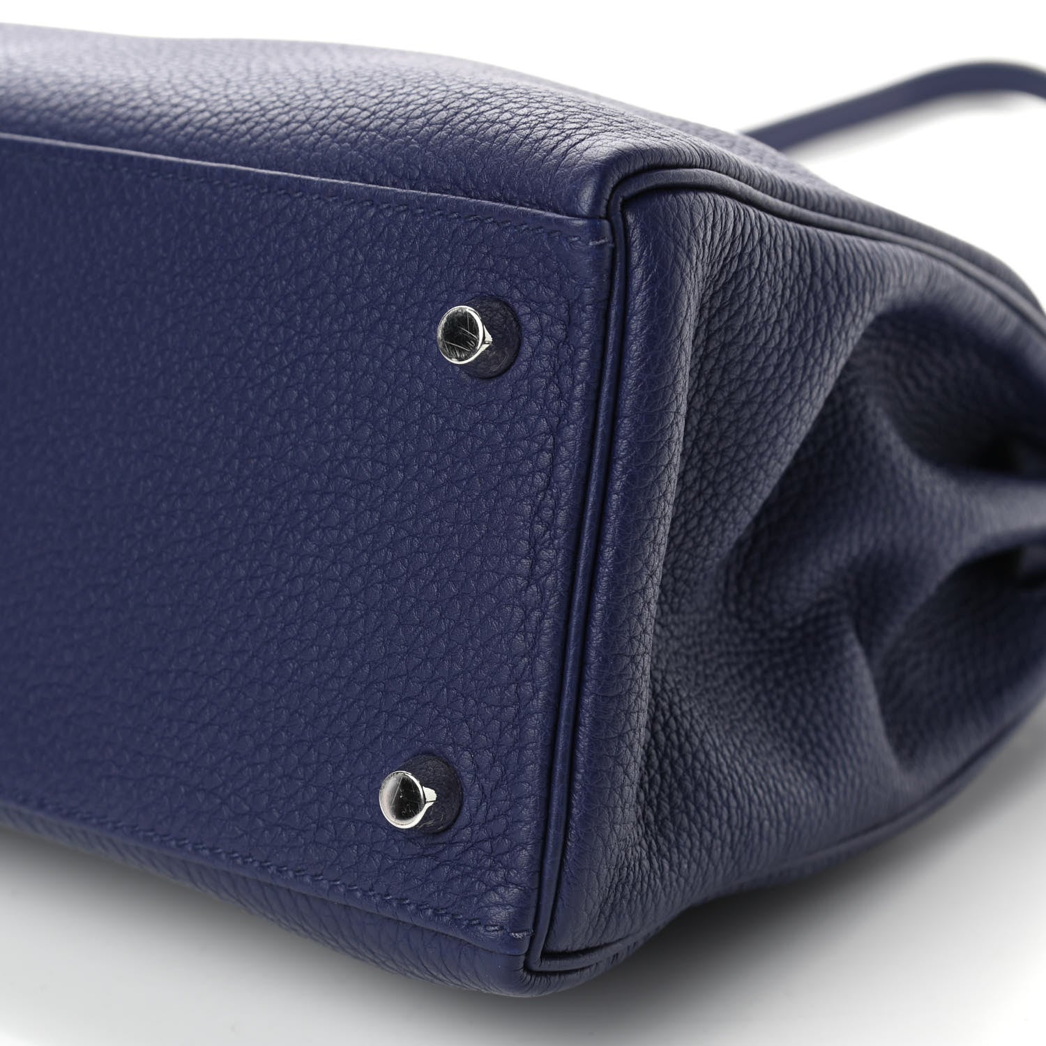 Hermes Togo Kelly Retourne 28 Bleu Encre 10 of 12