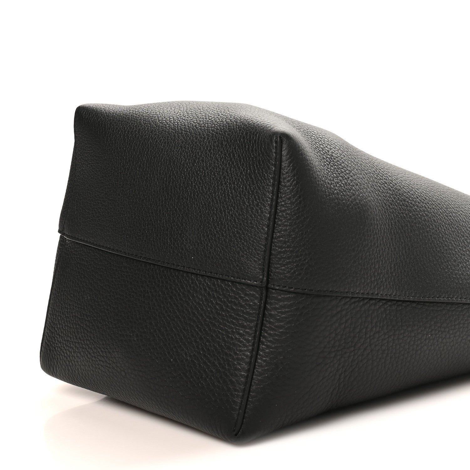 The Row Grained Calfskin Medium N/S Park Tote Black 9 of 9