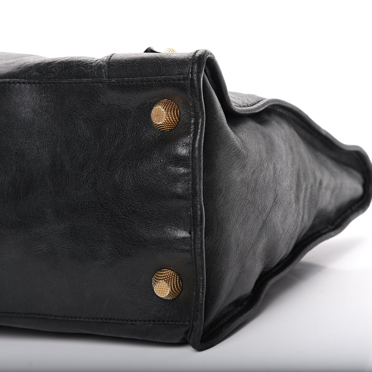 Agneau Giant 21 Gold Hardware Work Black