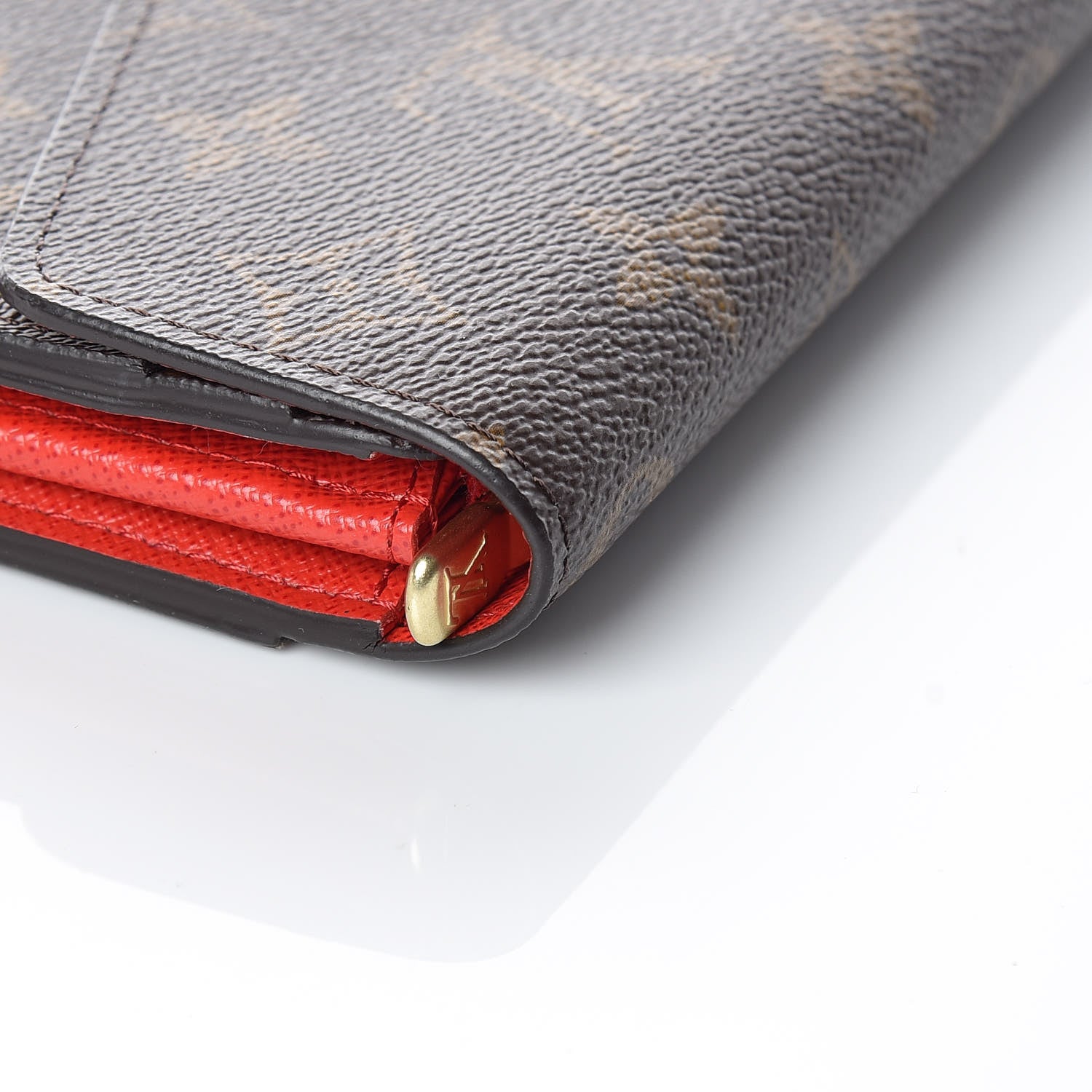 Louis Vuitton Monogram Sarah Wallet NM Coquelicot 9 of 11