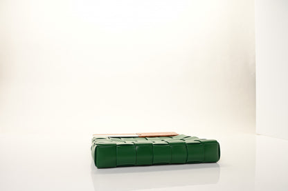 Bottega Veneta Nappa Intrecciato The Snap Clutch Racing Green 8 of 18