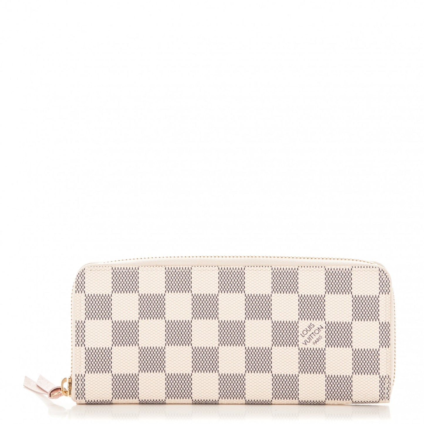 Damier Azur Clemence Wallet Rose Ballerine