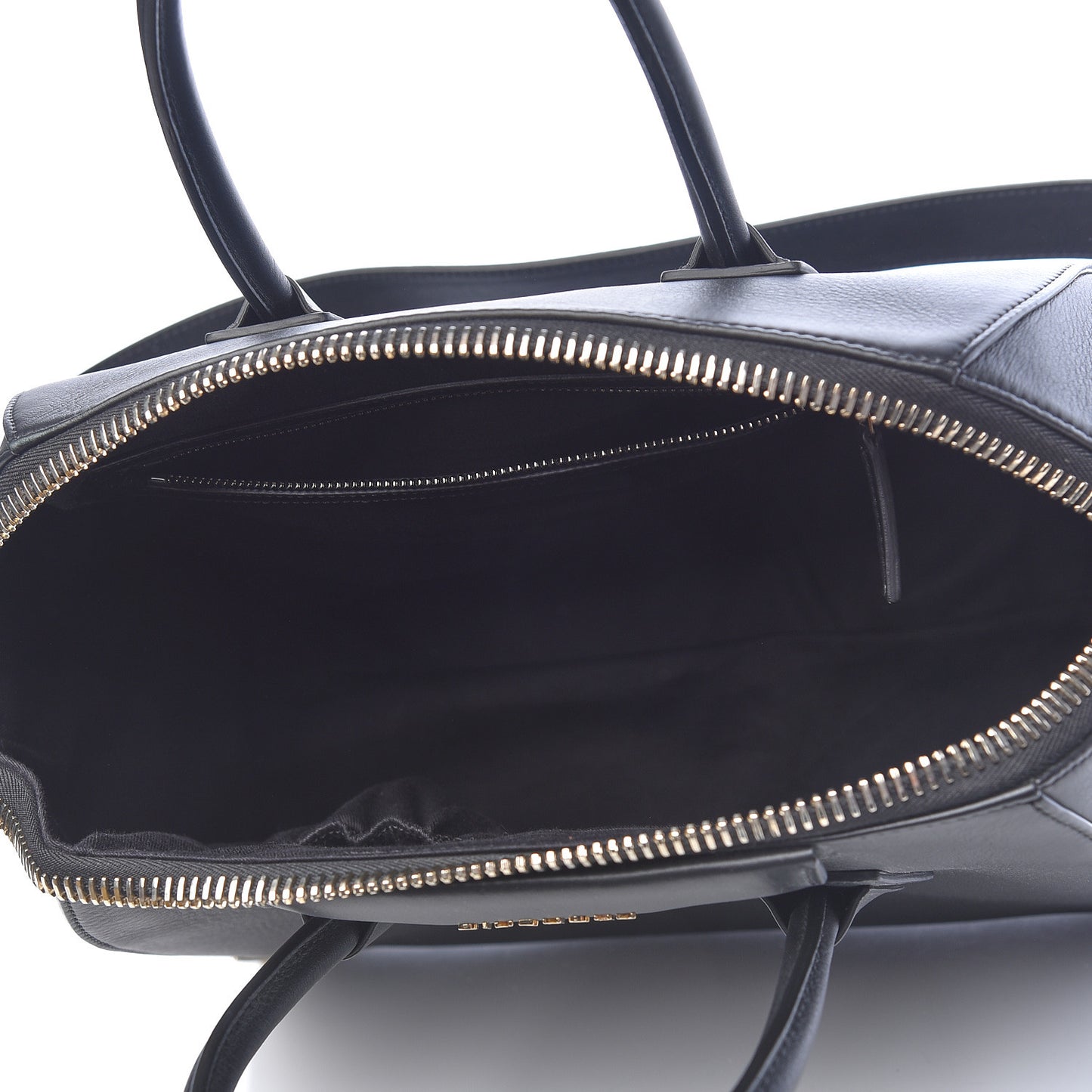 Calfskin Metal Corners Medium Antigona Black