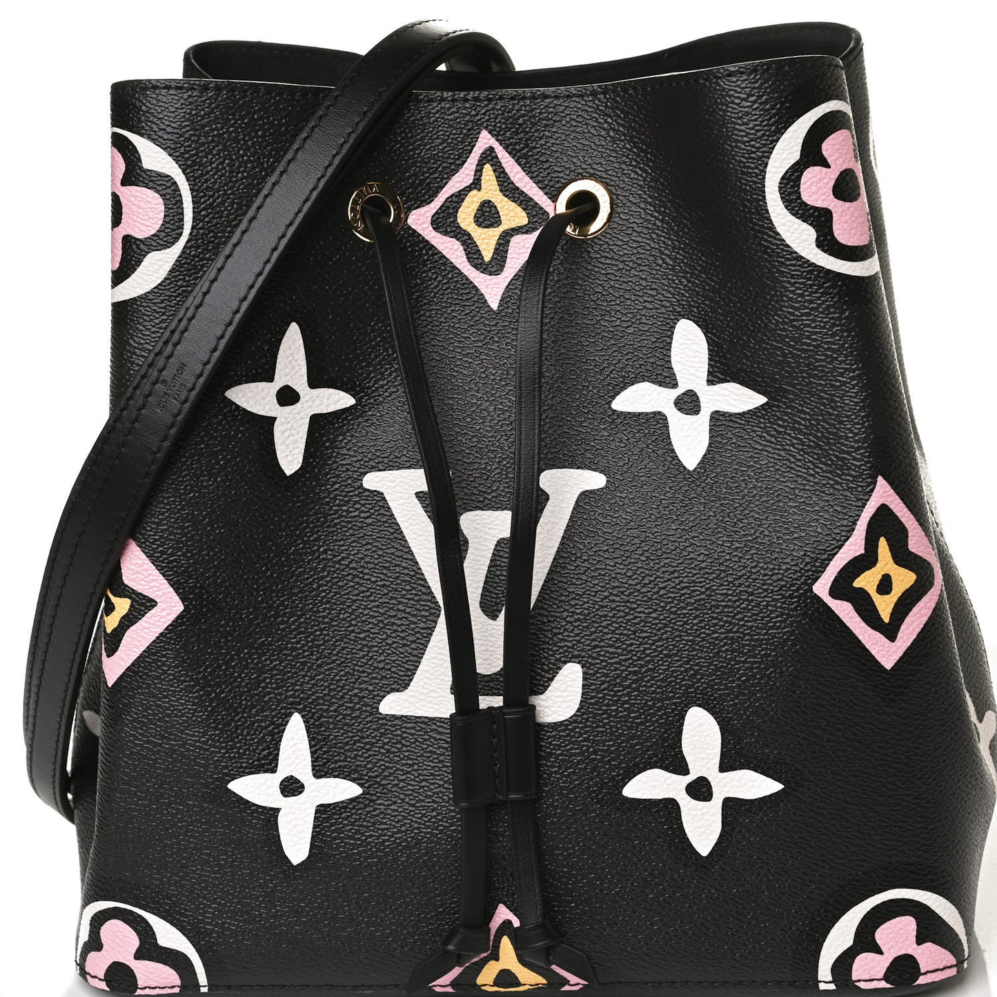 Monogram Giant Wild At Heart Neonoe MM Black