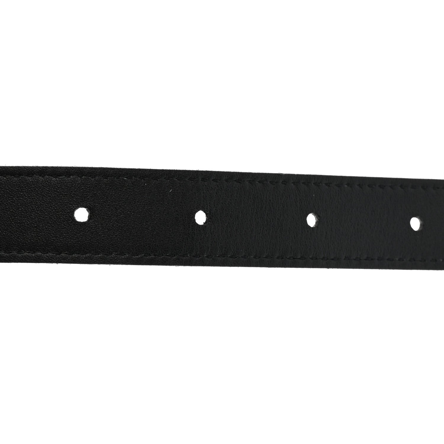 Saint Laurent Calfskin Monogram Cassandre 95 38 Belt Black 4 of 7