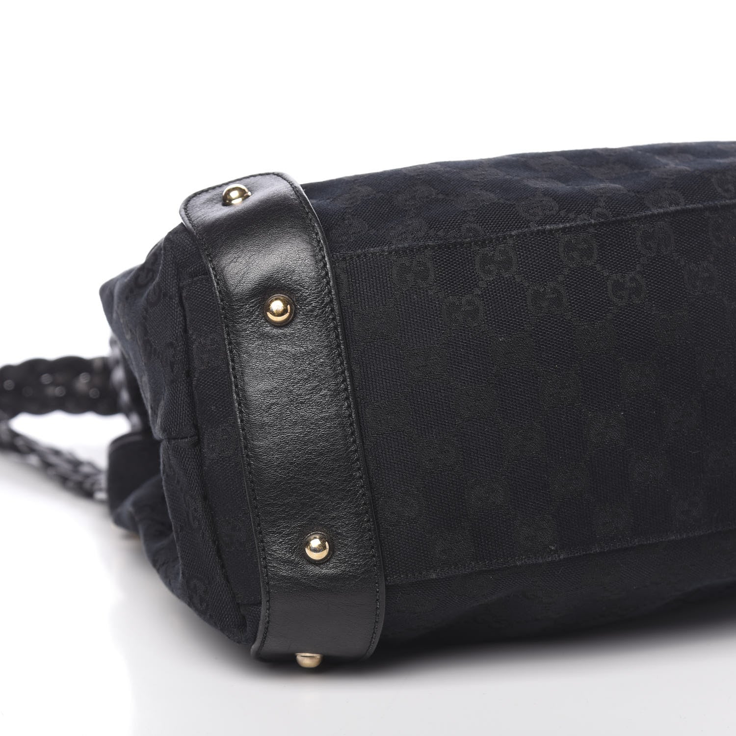 Gucci Monogram Medium Pelham Shoulder Bag Black 9 of 12