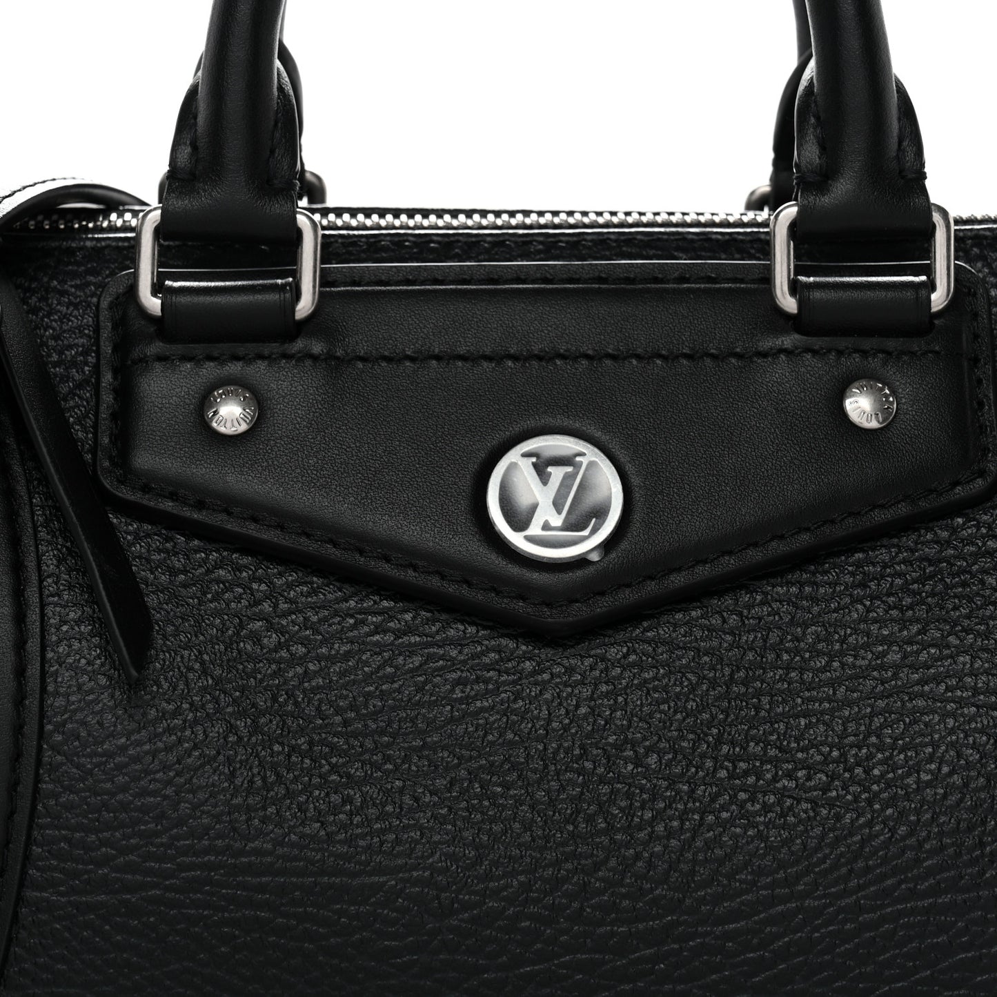 Pixel Lambskin LV Biker PM Black