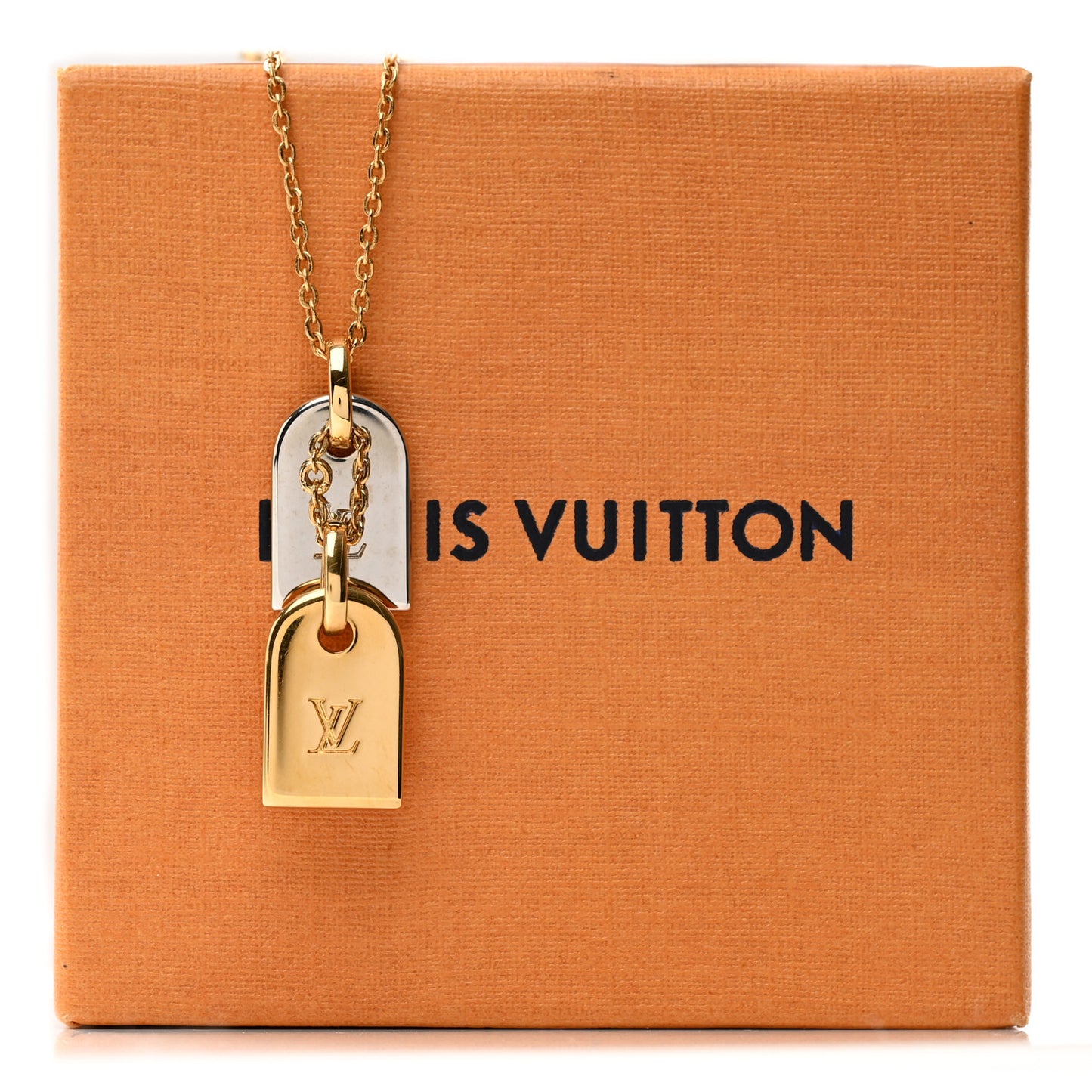 Nanogram Name Tag Necklace Gold