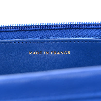 Chanel Caviar Quilted Wallet On Chain WOC Blue 6 of 12