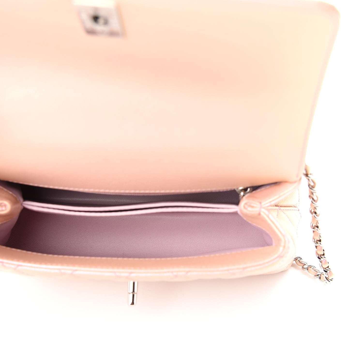 Chanel Iridescent Caviar Quilted Mini Coco Handle Flap Pink 4 of 8