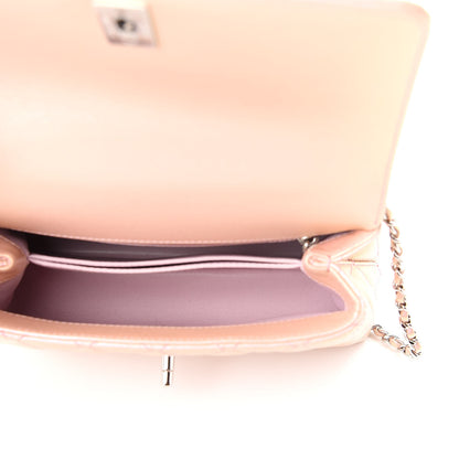 Chanel Iridescent Caviar Quilted Mini Coco Handle Flap Pink 4 of 8