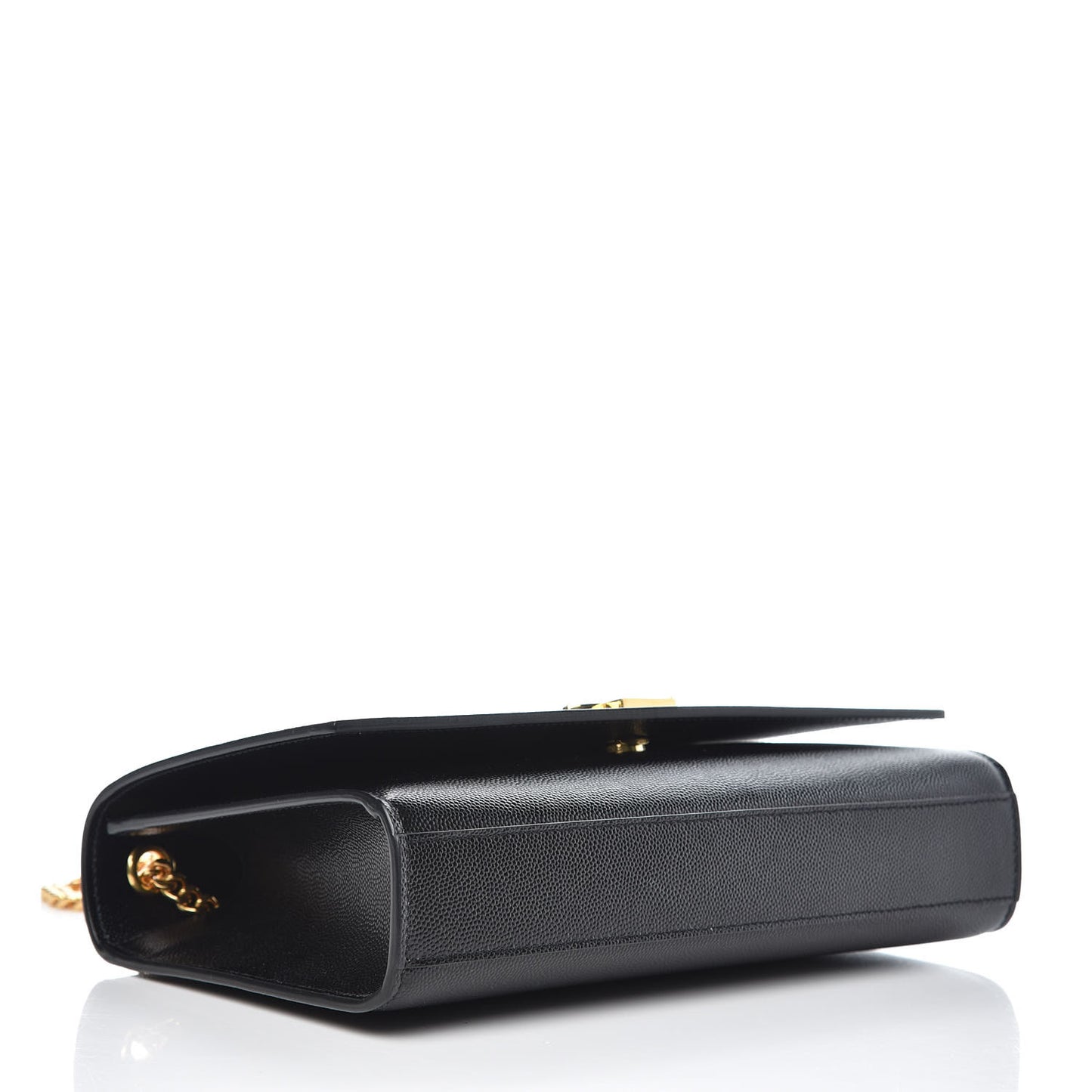 Grain De Poudre Medium Classic Monogram Kate Satchel Black