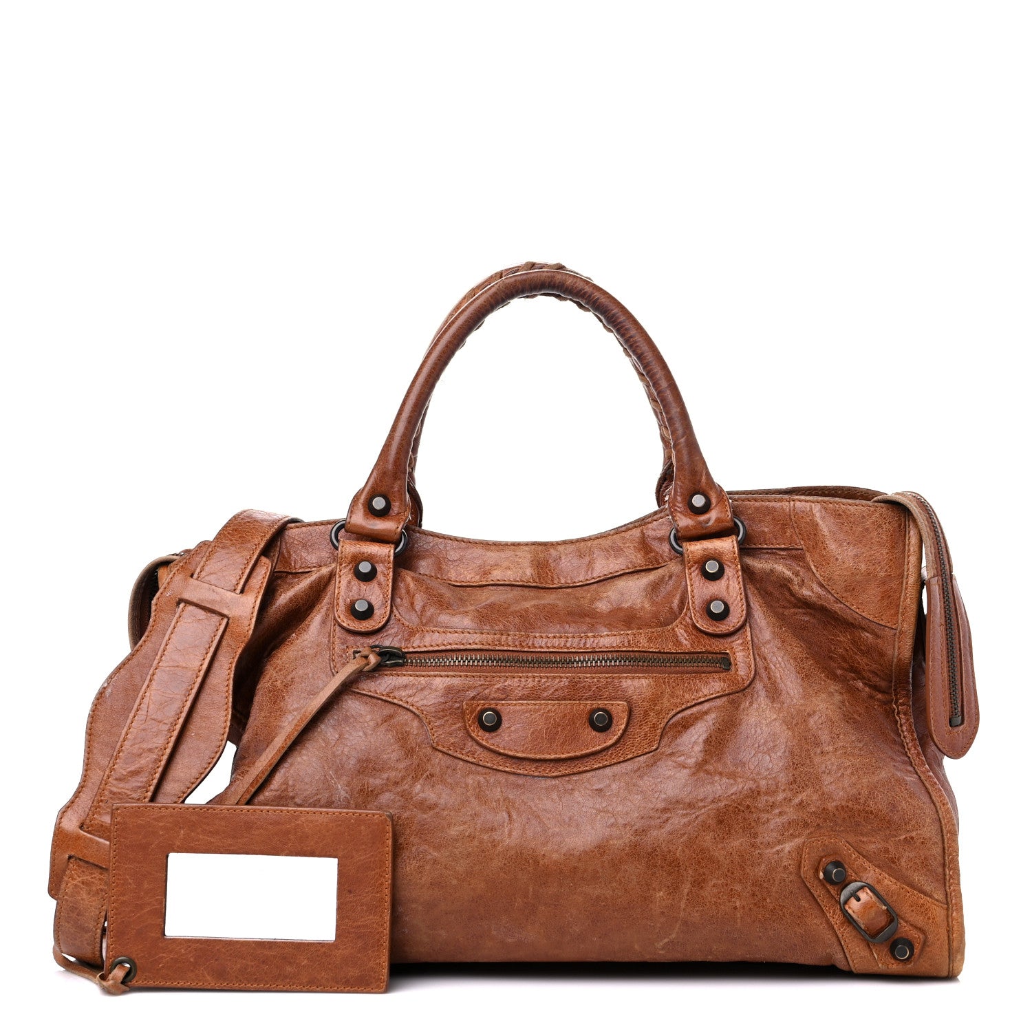 Balenciaga Agneau Classic Hardware City Cognac 1 of 20