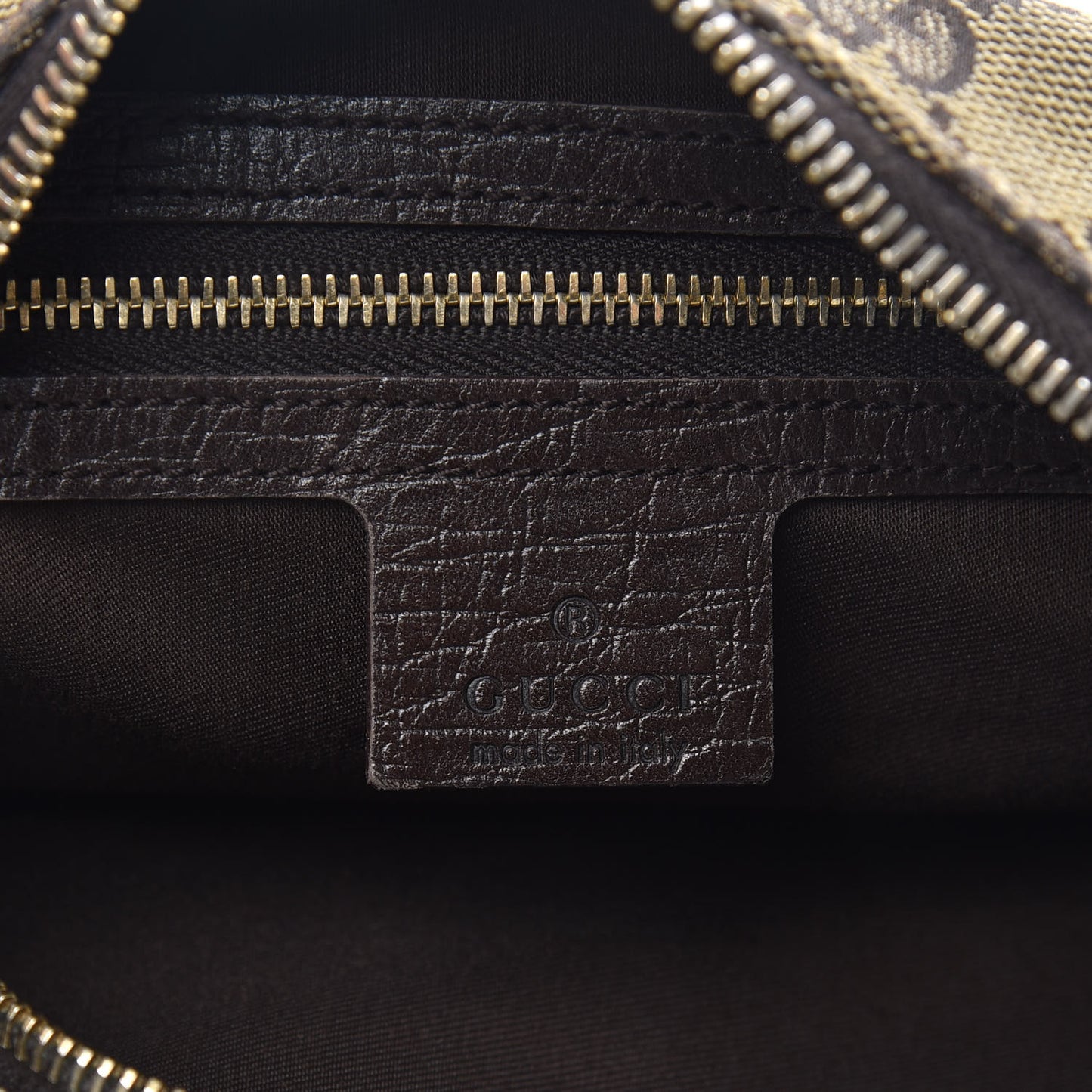 Monogram Medium Horsebit Chain Hobo Dark Brown