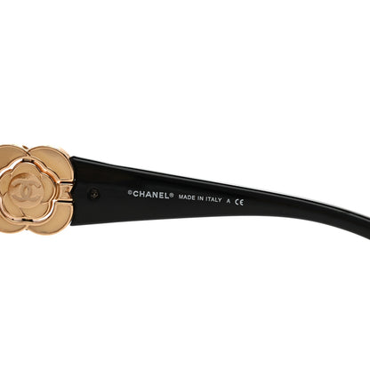 Chanel Swarovski Crystal Camellia CC Sunglasses 4164-B Bronze 6 of 6