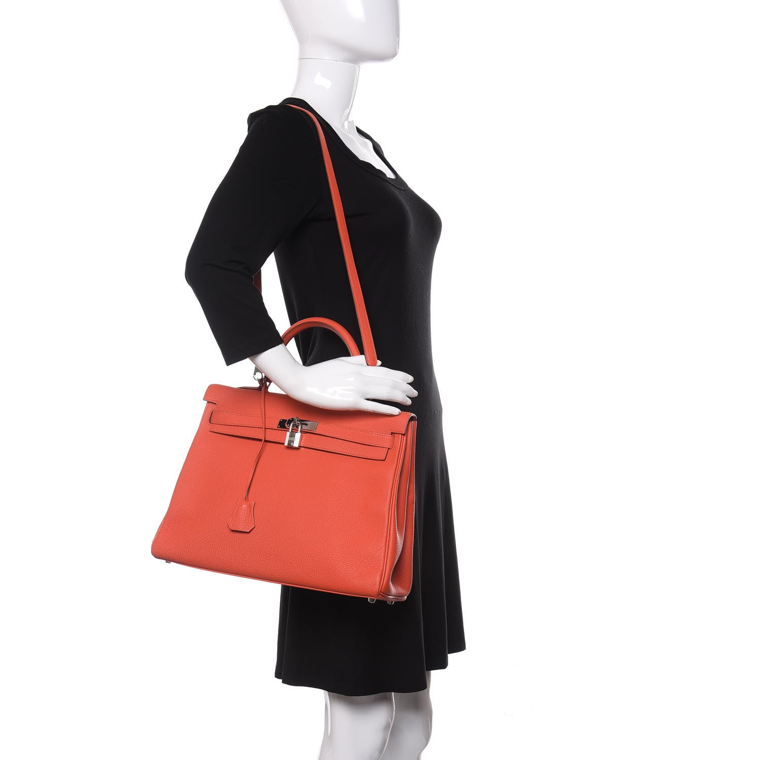 Hermes Togo Kelly Retourne 35 Capucine 2 of 10