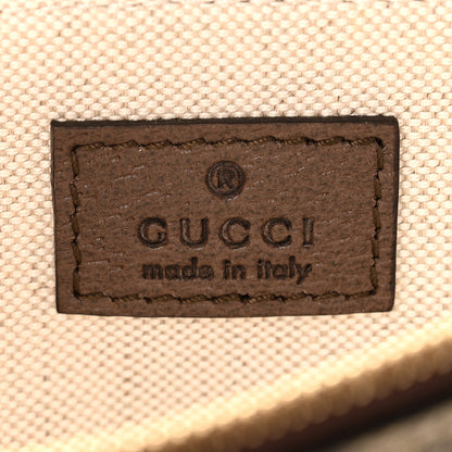 Gucci GG Supreme Monogram Textured Dollar Calfskin Web Large Ophidia Tote Beige Ebony New Acero 7 of 13