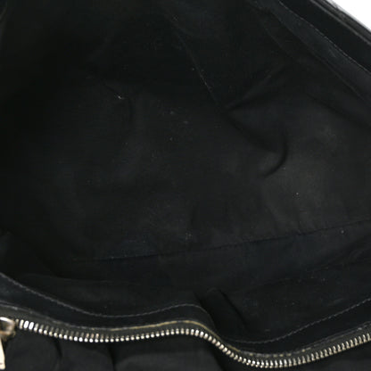 Saint Laurent Calfskin Y Quilted Monogram Large Loulou Chain Satchel Black 5 of 12