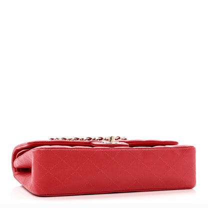 Chanel Caviar Quilted Medium Double Flap Red 4 of 11