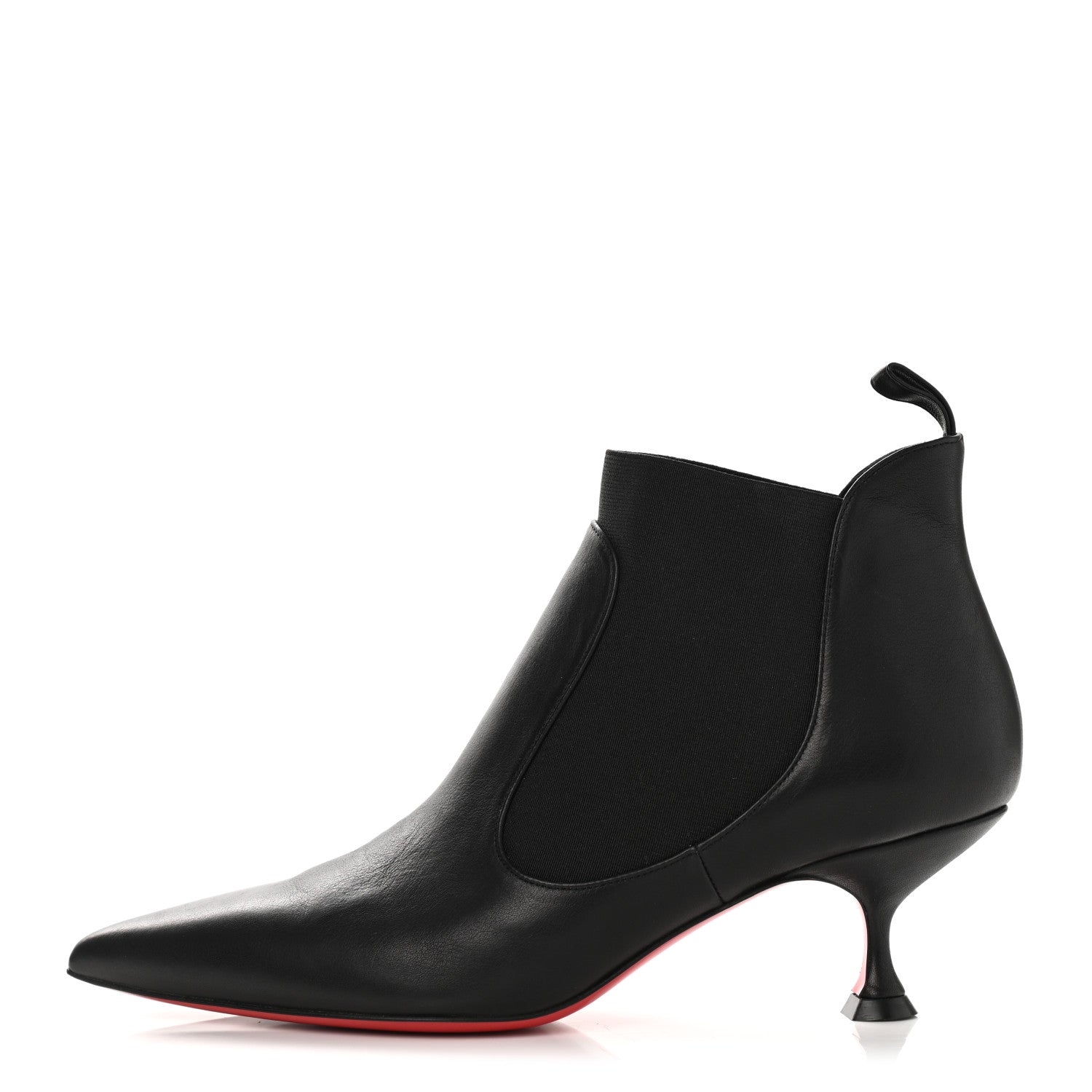 Christian Louboutin Calfskin Carnavague 55 Ankle Boots 38 Black 1 of 9