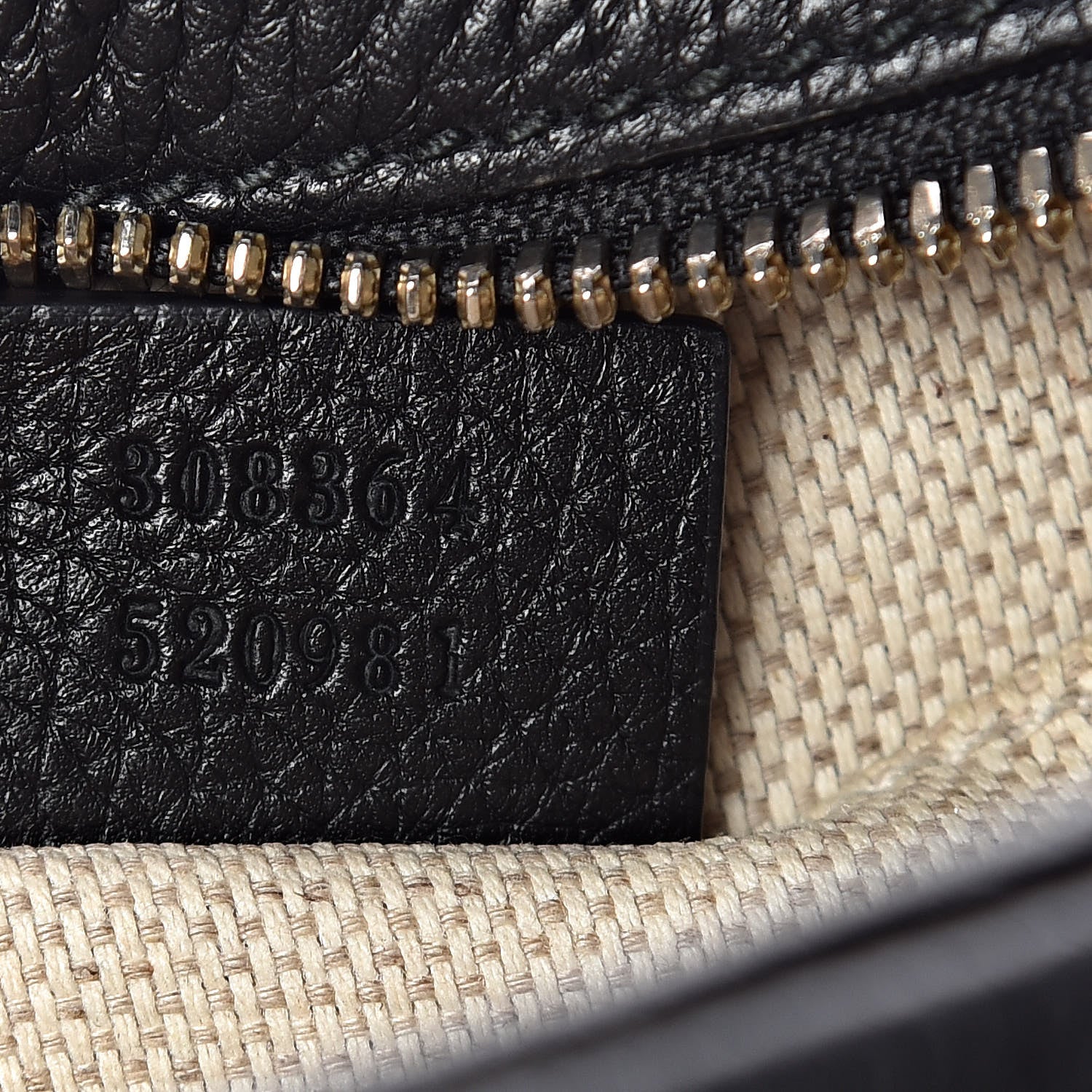 Gucci Pebbled Calfskin Small Soho Disco Bag Black 7 of 9