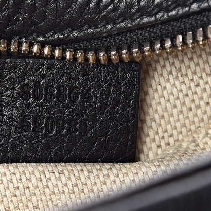 Gucci Pebbled Calfskin Small Soho Disco Bag Black 7 of 9
