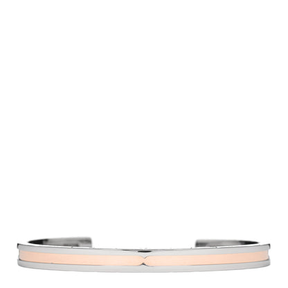 Bulgari 18K Rose Gold Stainless Steel B.Zero1 Cuff Bracelet M 1 of 4