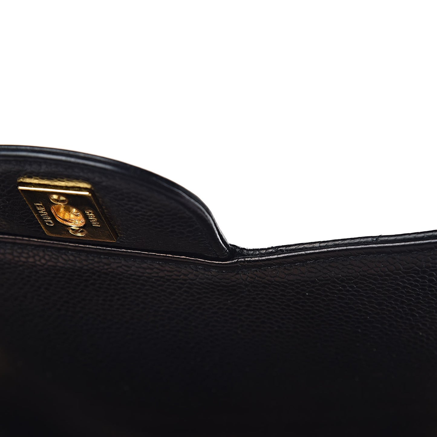 Caviar Quilted Jumbo Single Flap Black
