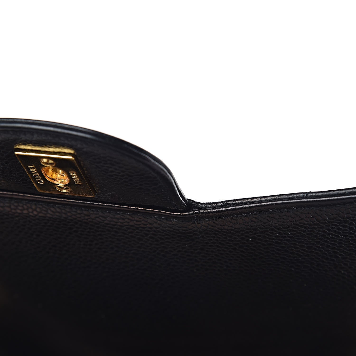 Chanel Caviar Quilted Jumbo Single Flap Black 27 of 27