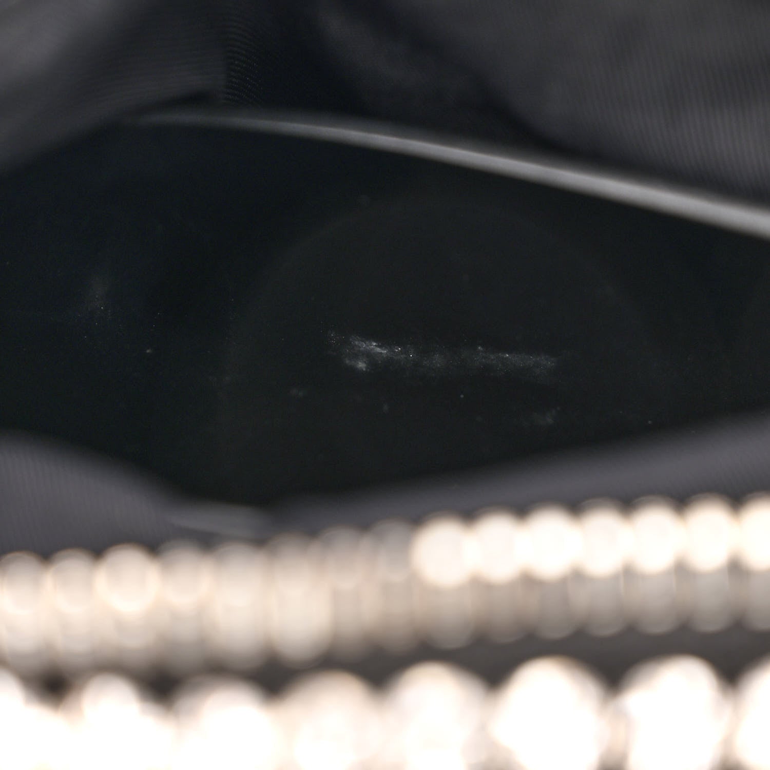 Alexander Wang Mesh Crystal Rhinestone Mini Heiress Pouch Black Silver 7 of 11