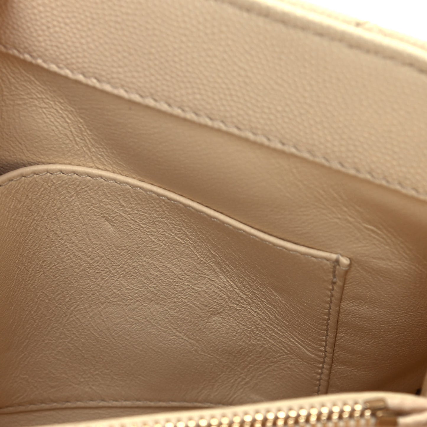 Caviar Lizard Quilted Small Coco Handle Flap Ivory