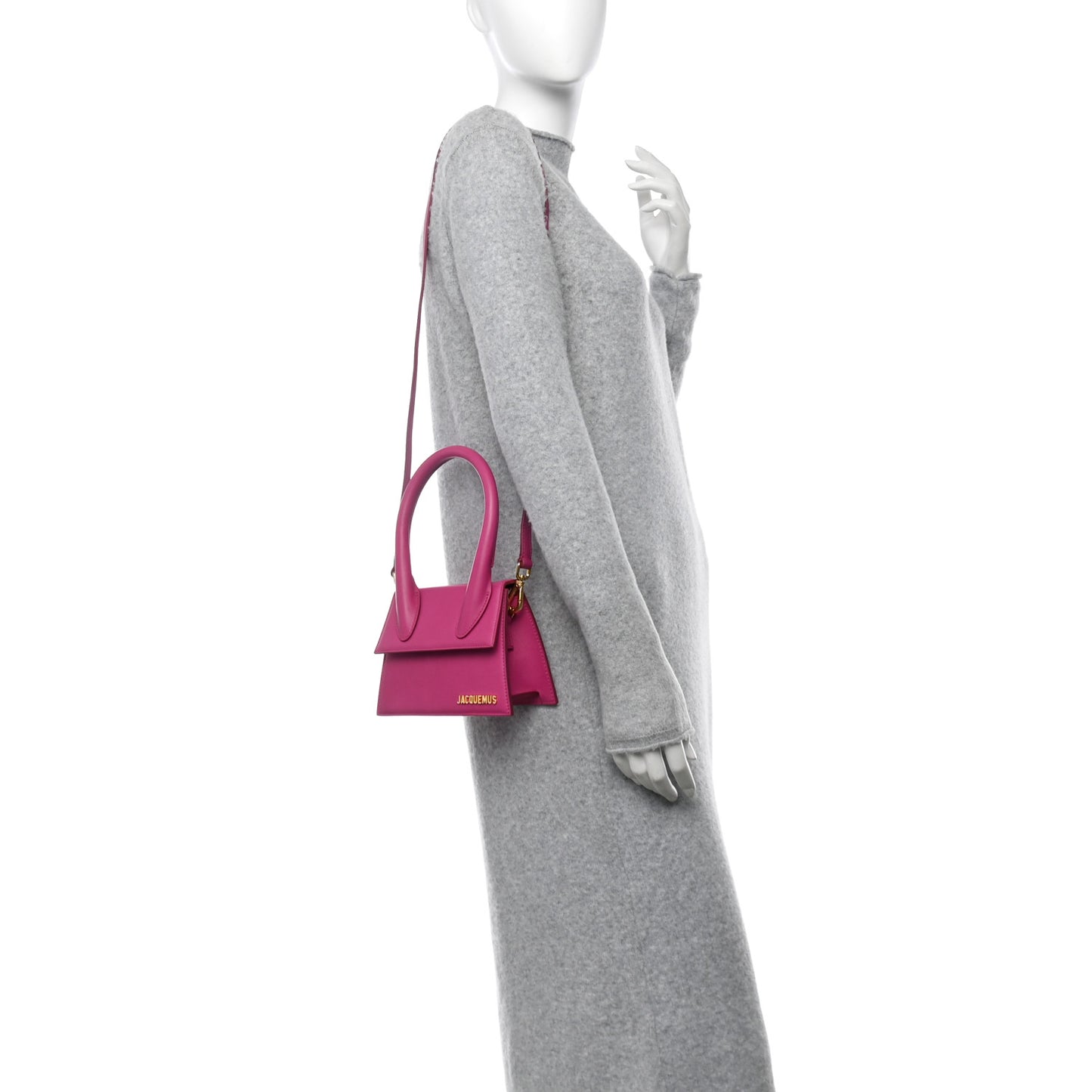 Smooth Calfskin Le Chiquito Moyen Dark Pink