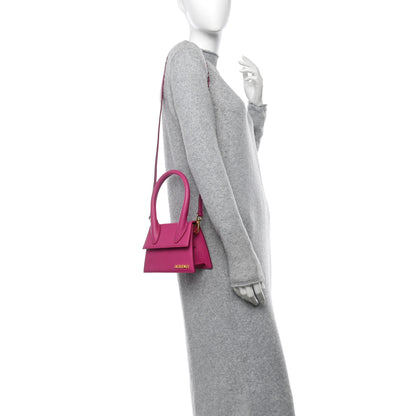 Jacquemus Smooth Calfskin Le Chiquito Moyen Dark Pink 2 of 10