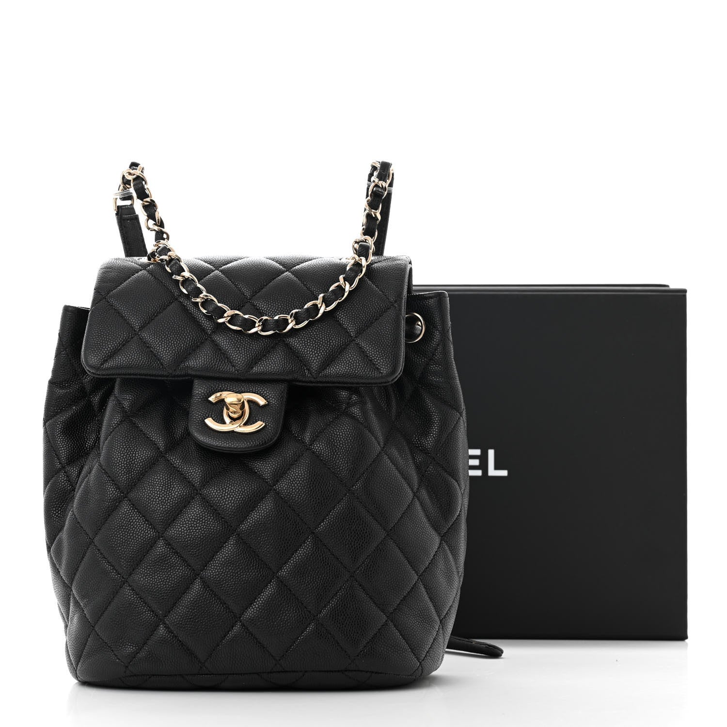 Chanel Caviar Quilted Mini Urban Spirit Backpack Black 11 of 11