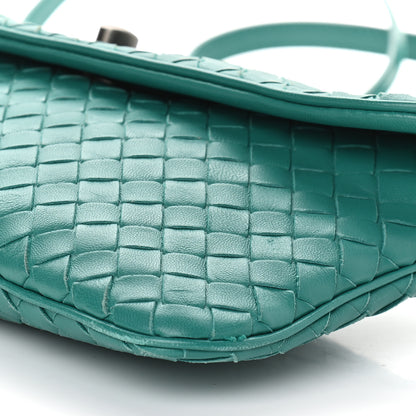 Bottega Veneta Nappa Intrecciato Mini Turn-Lock Crossbody Lagoon 10 of 10