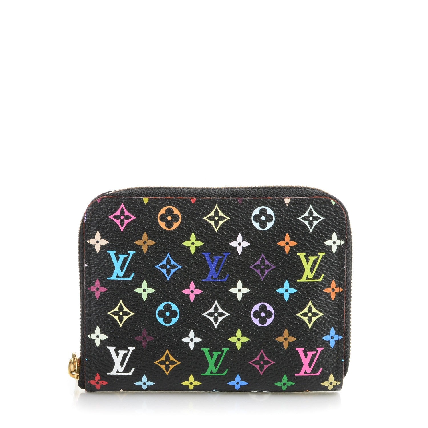 Louis Vuitton Monogram Multicolor Zippy Coin Purse Black 1 of 7