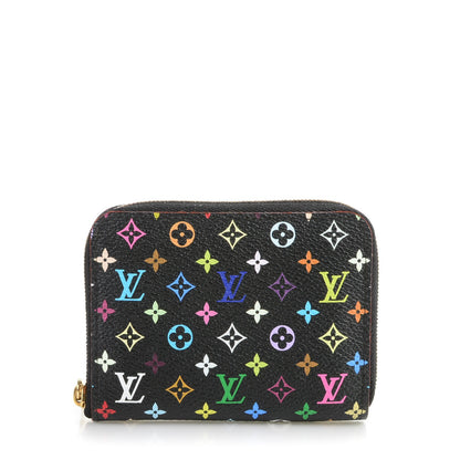 Louis Vuitton Monogram Multicolor Zippy Coin Purse Black 1 of 7