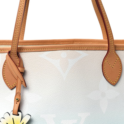 Louis Vuitton Monogram Giant By The Pool Neverfull MM Blue 8 of 10