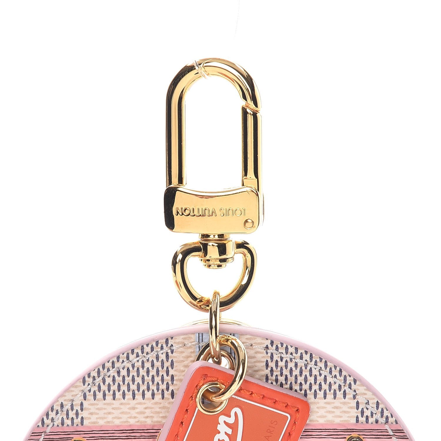 Louis Vuitton Damier Azur Summer Trunks Bag Charm Key Holder 3 of 5