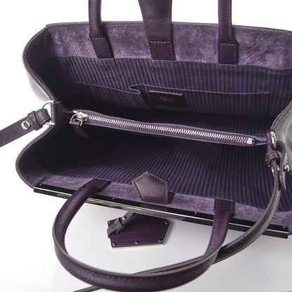Fendi Vitello Elite Regular 2Jours Tote Ametista 5 of 11