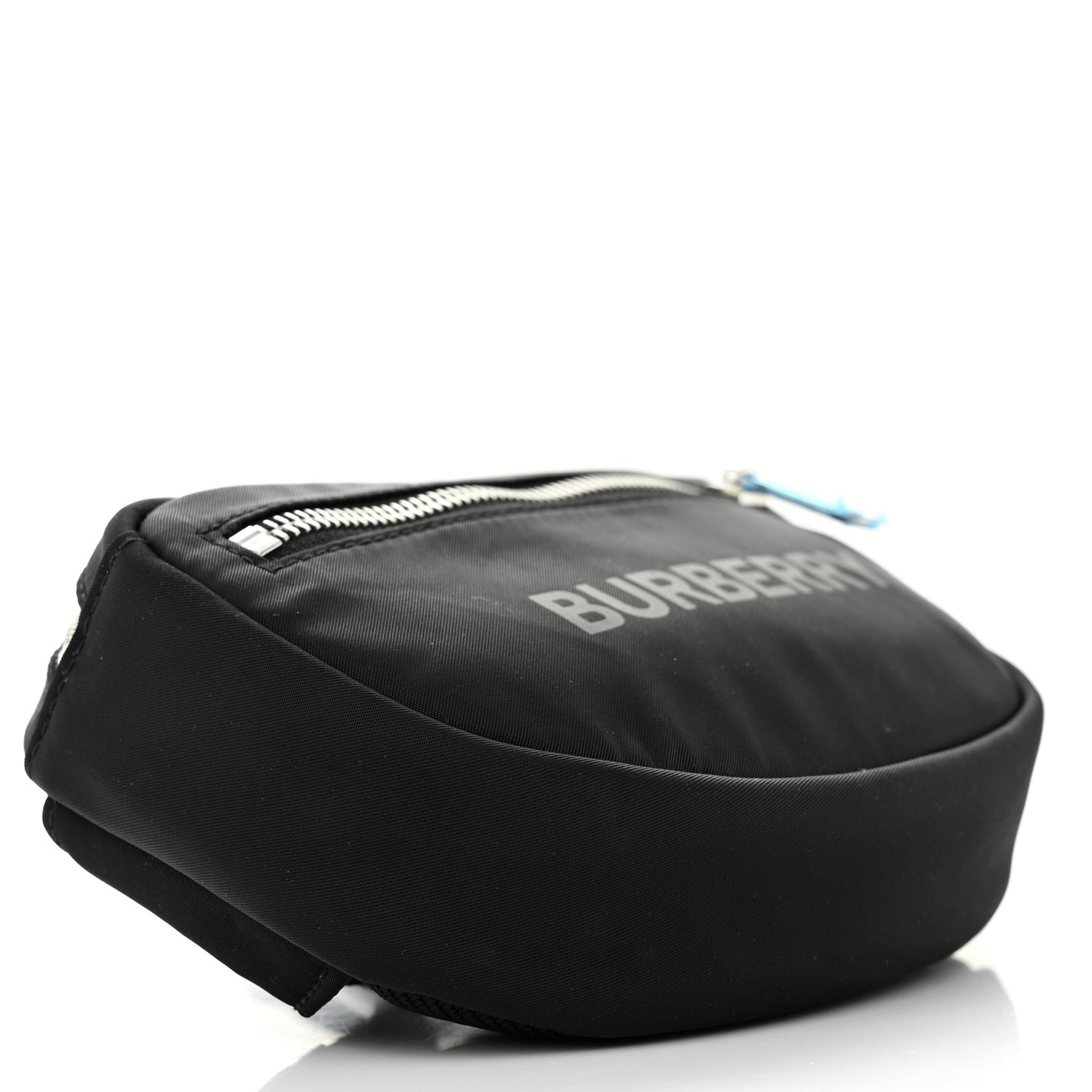 Econyl Logo Print Small Cannon Bum Bag Black