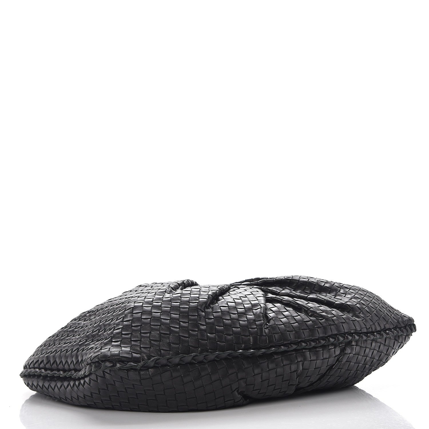 Bottega Veneta Nappa Intrecciato Pleated Large Veneta Hobo Black 4 of 13