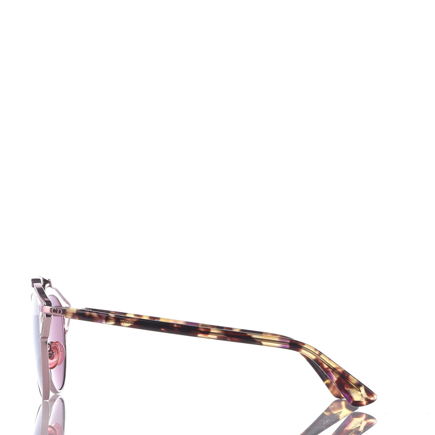 Mirrored So Real Sunglasses Pink Tortoise