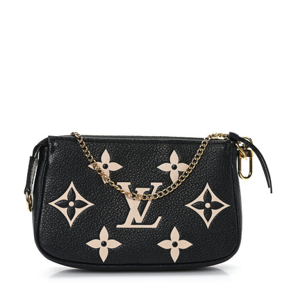 Louis Vuitton Empreinte Monogram Giant Mini Pochette Accessories Black 1 of 8