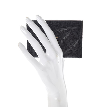 Chanel Caviar Quilted Card Holder Black 2 of 8