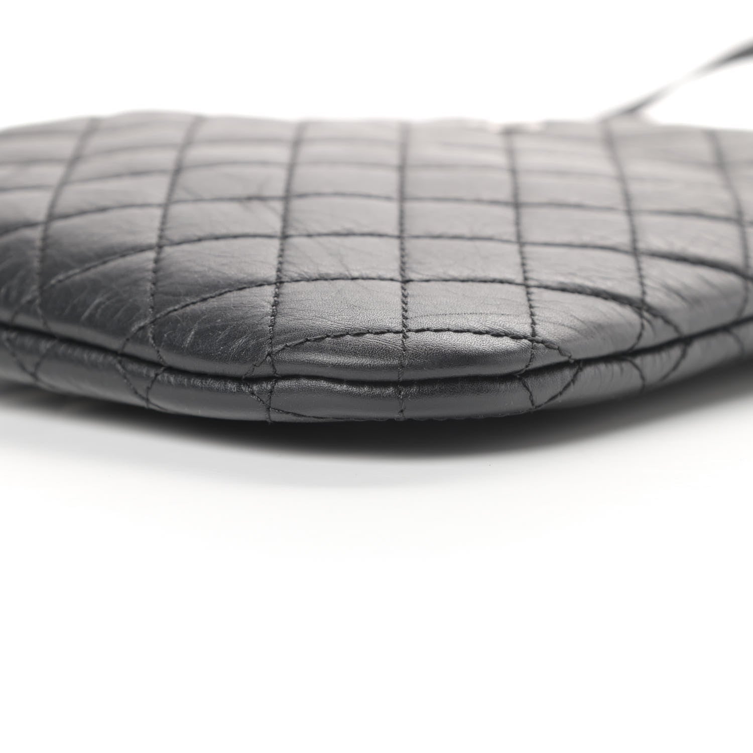 Chanel Aged Calfskin Quilted Crossbody Bag Black 10 of 10